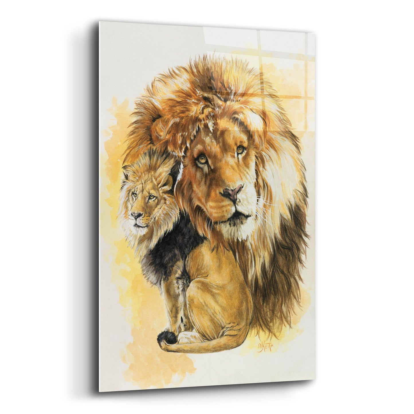 Epic Art 'Protector' by Barbara Keith, Acrylic Glass Wall Art,12x16