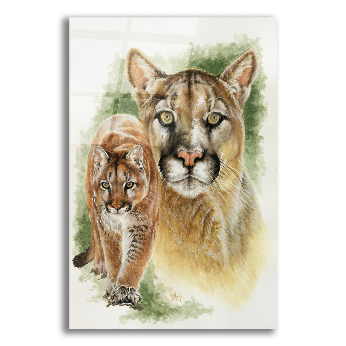 Mighty by Barbara Keith acrylic glass wall art