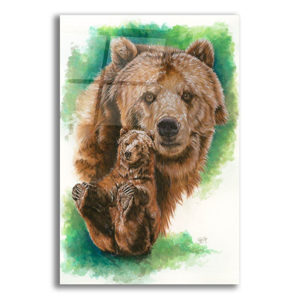 Brawny by Barbara Keith acrylic glass wall art