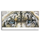Eye-Catching Snow Leopard by Barbara Keith acrylic glass wall art