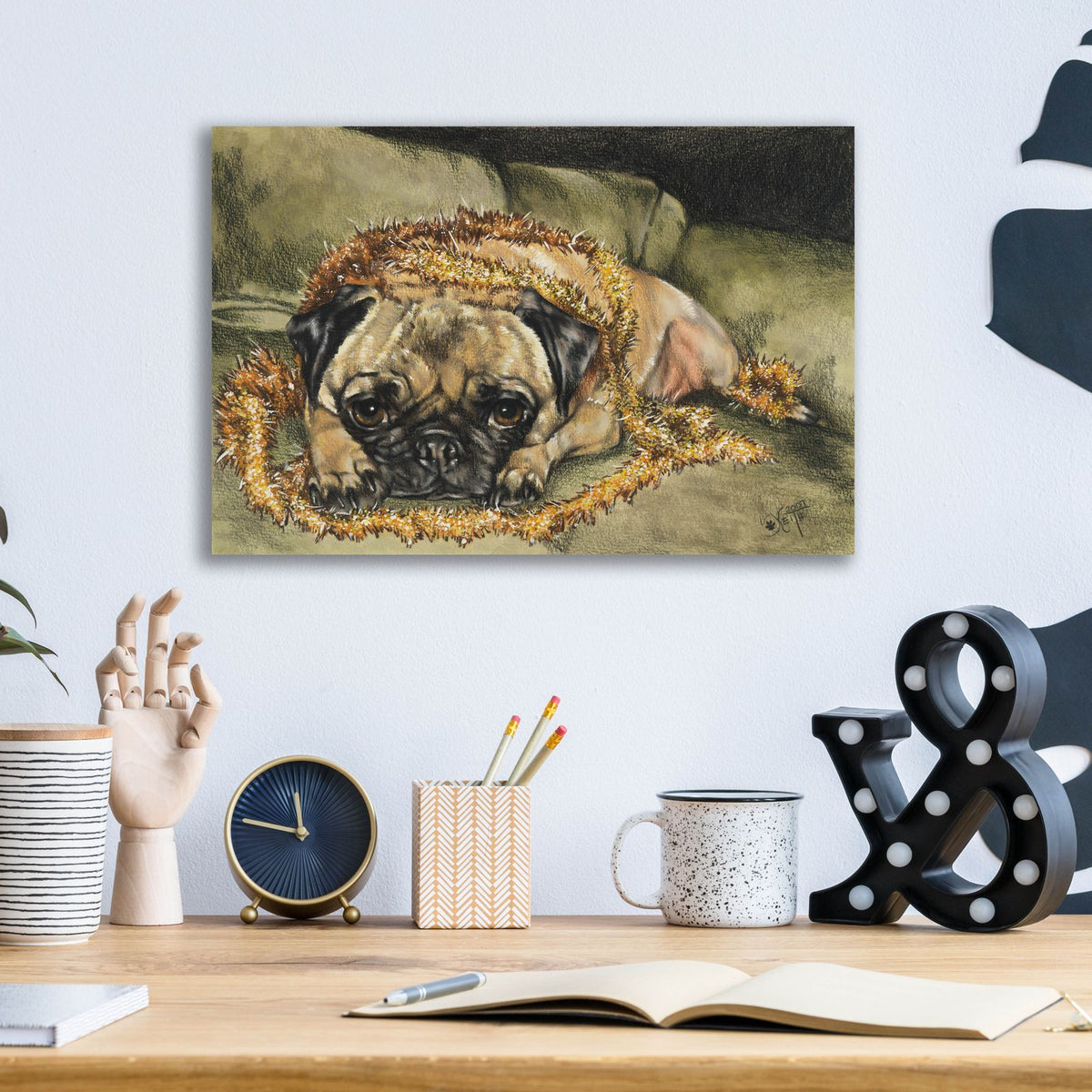 Just Wanted To Help by Barbara Keith - 16x12 acrylic wall art in a room