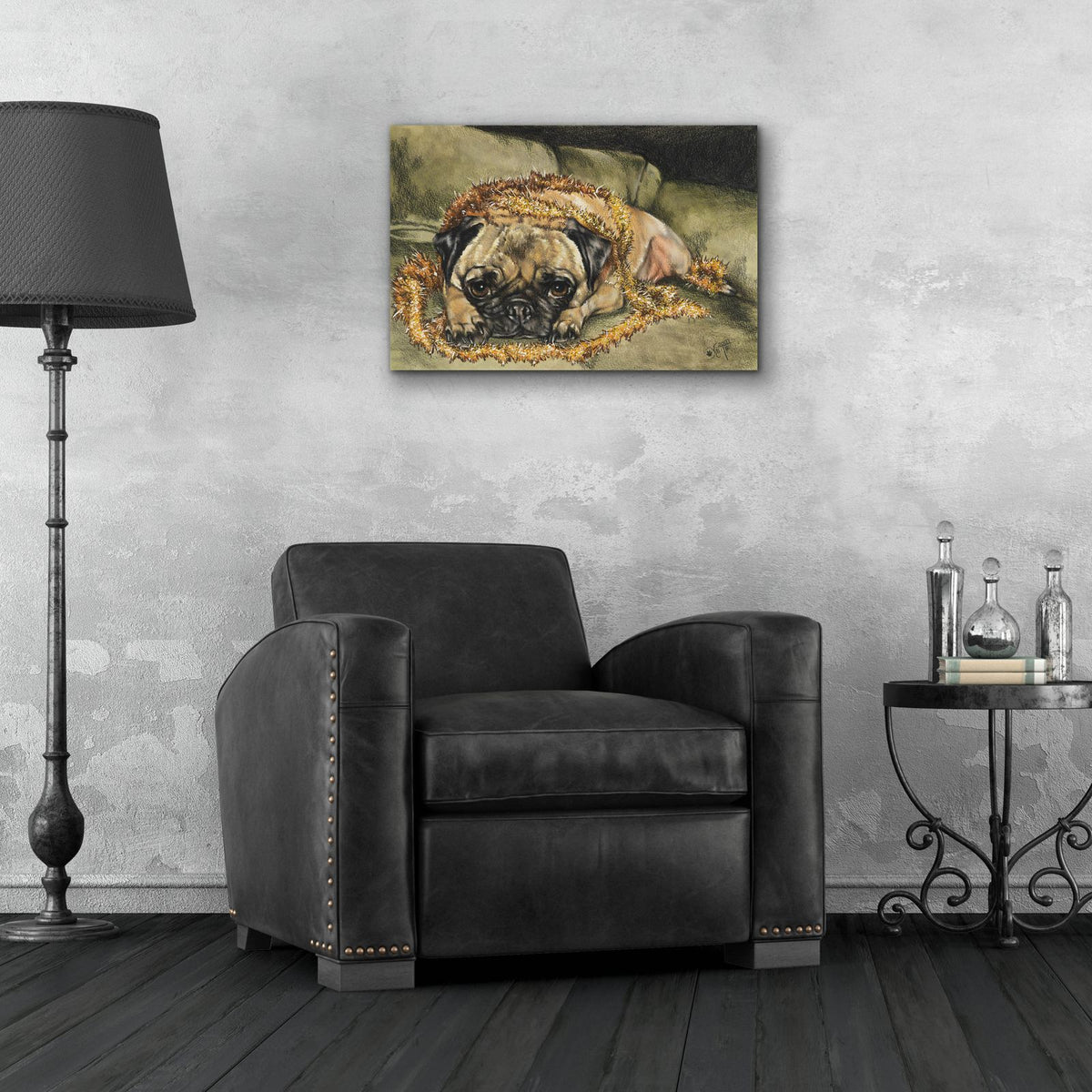 Just Wanted To Help by Barbara Keith - 24x16 acrylic wall art in a room