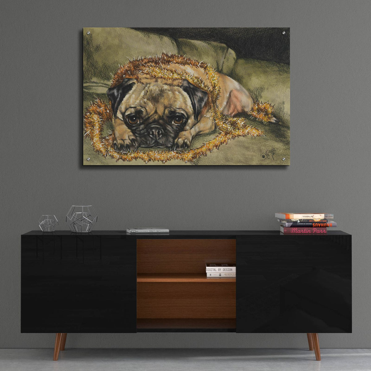 Just Wanted To Help by Barbara Keith - 36x24 acrylic wall art in a room