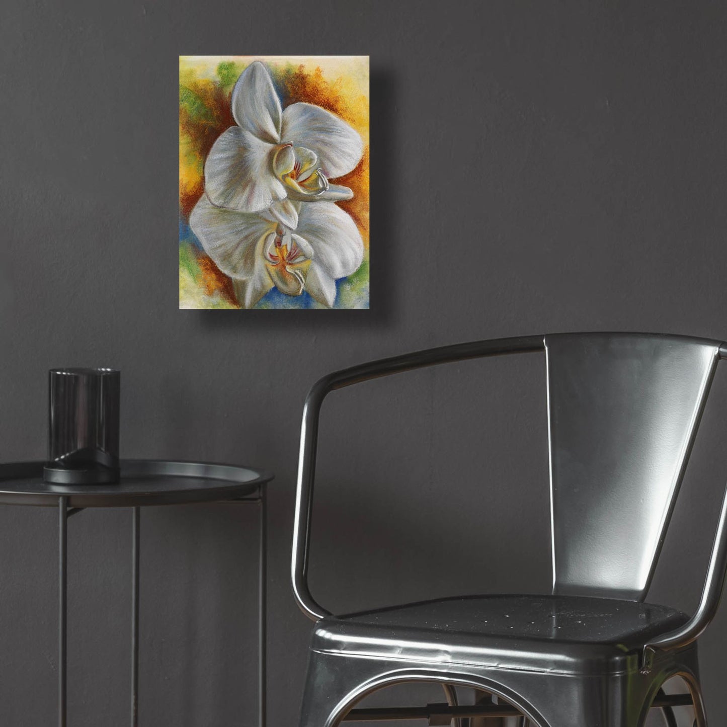 Epic Art 'Evening Orchid' by Barbara Keith, Acrylic Glass Wall Art,12x16