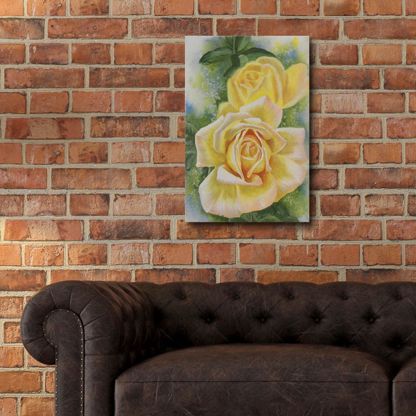 Epic Art 'Peace Rose' by Barbara Keith, Acrylic Glass Wall Art,16x24