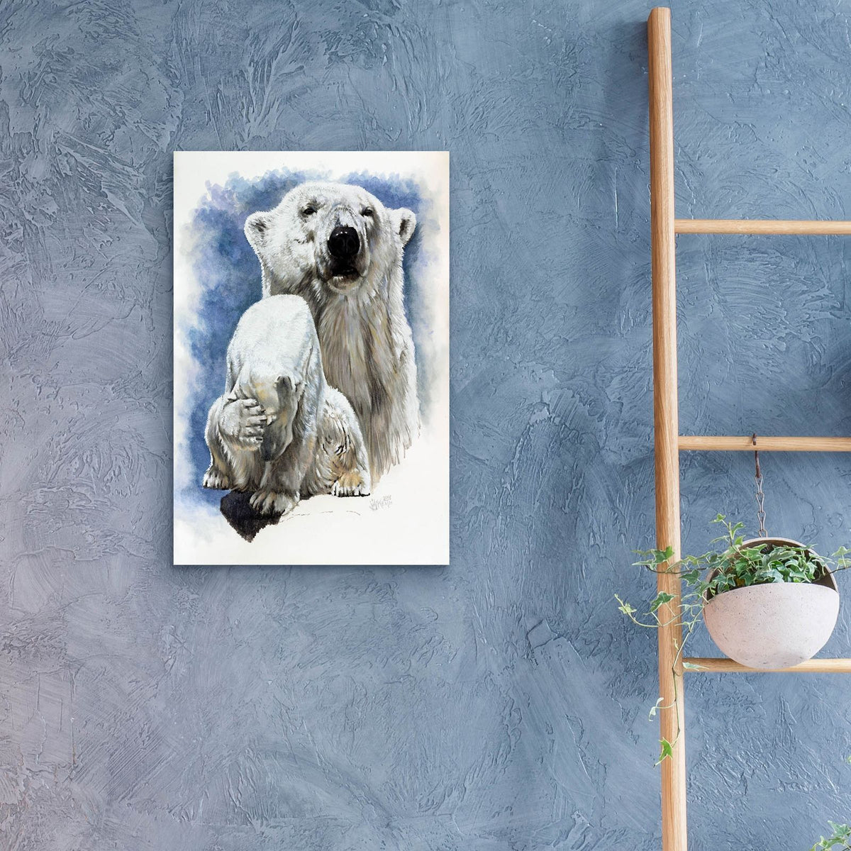 Ivory by Barbara Keith - 16x24 acrylic wall art in a room