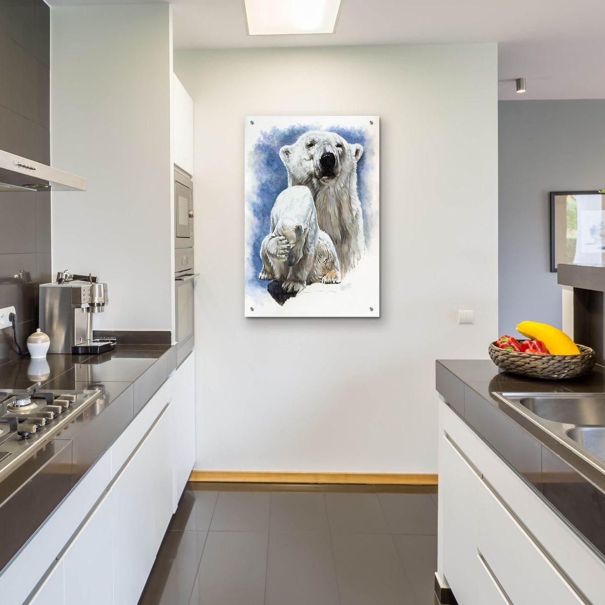 Ivory by Barbara Keith - 24x36 acrylic wall art in a room