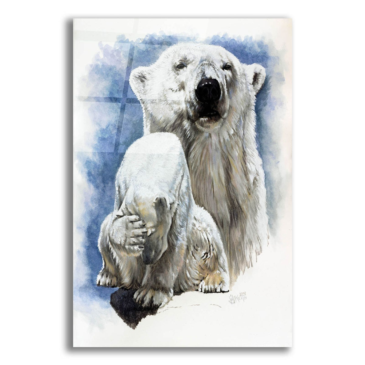 Ivory by Barbara Keith acrylic glass wall art