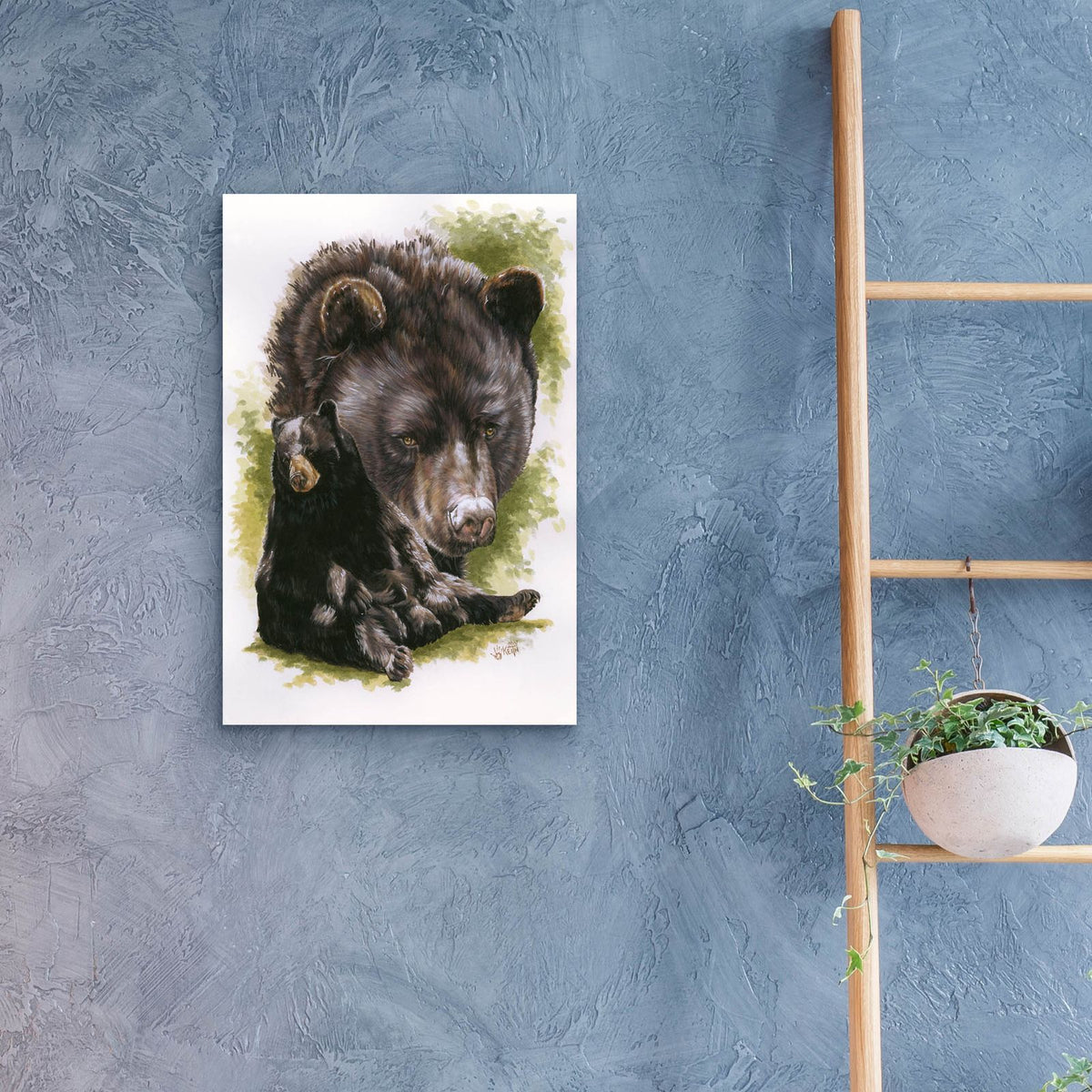 Ebony by Barbara Keith - 16x24 acrylic wall art in a room