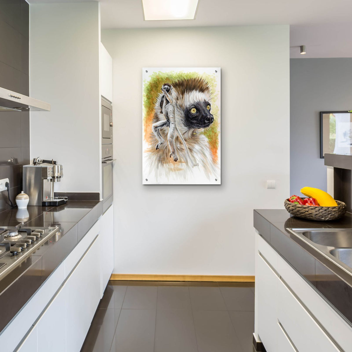 Agile by Barbara Keith - 24x36 acrylic wall art in a room