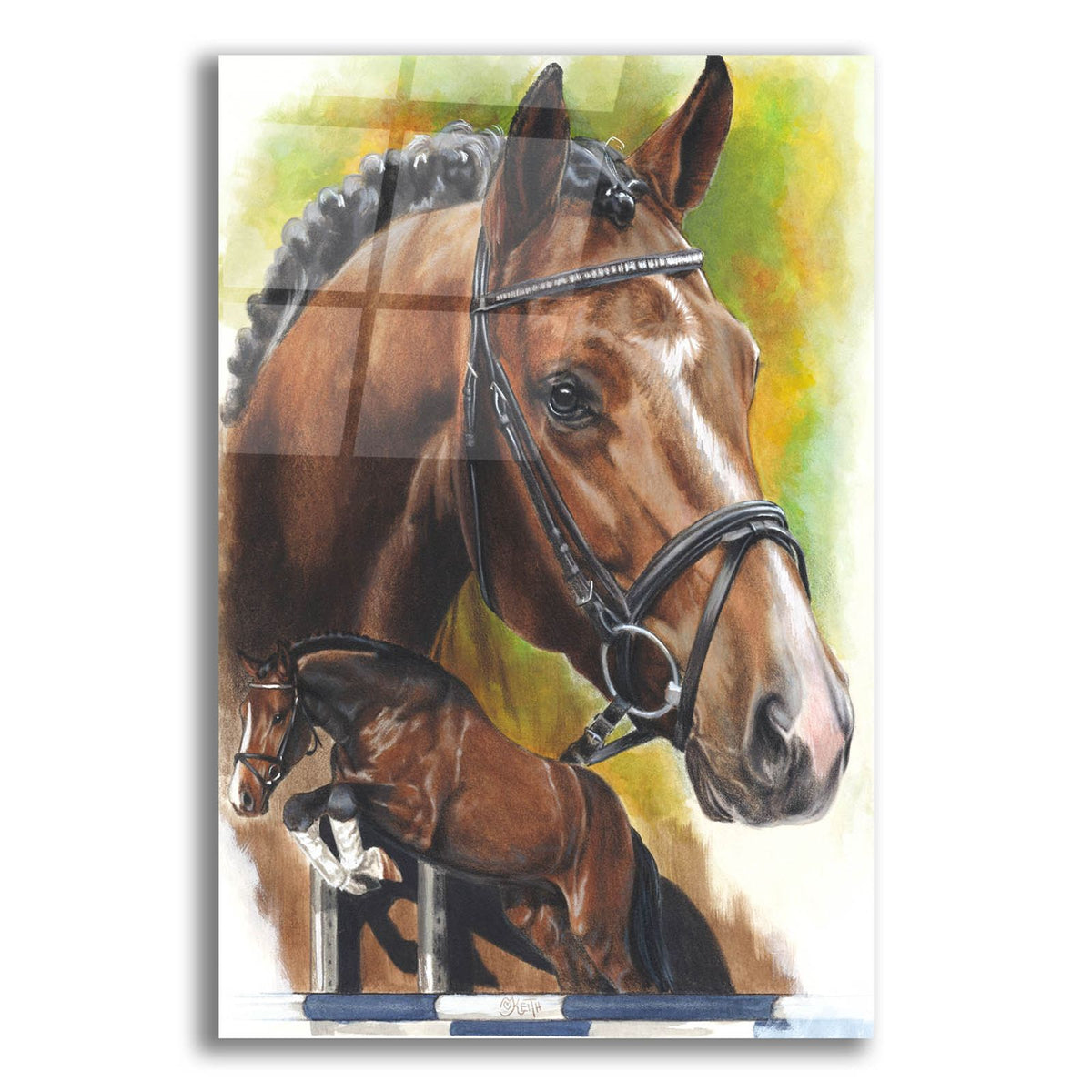Oldenberg by Barbara Keith acrylic glass wall art