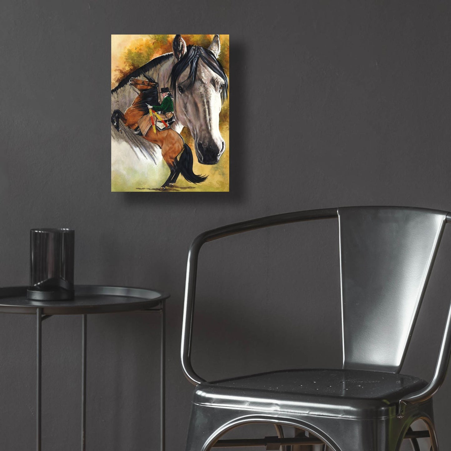 Epic Art 'Lusitano' by Barbara Keith, Acrylic Glass Wall Art,12x16