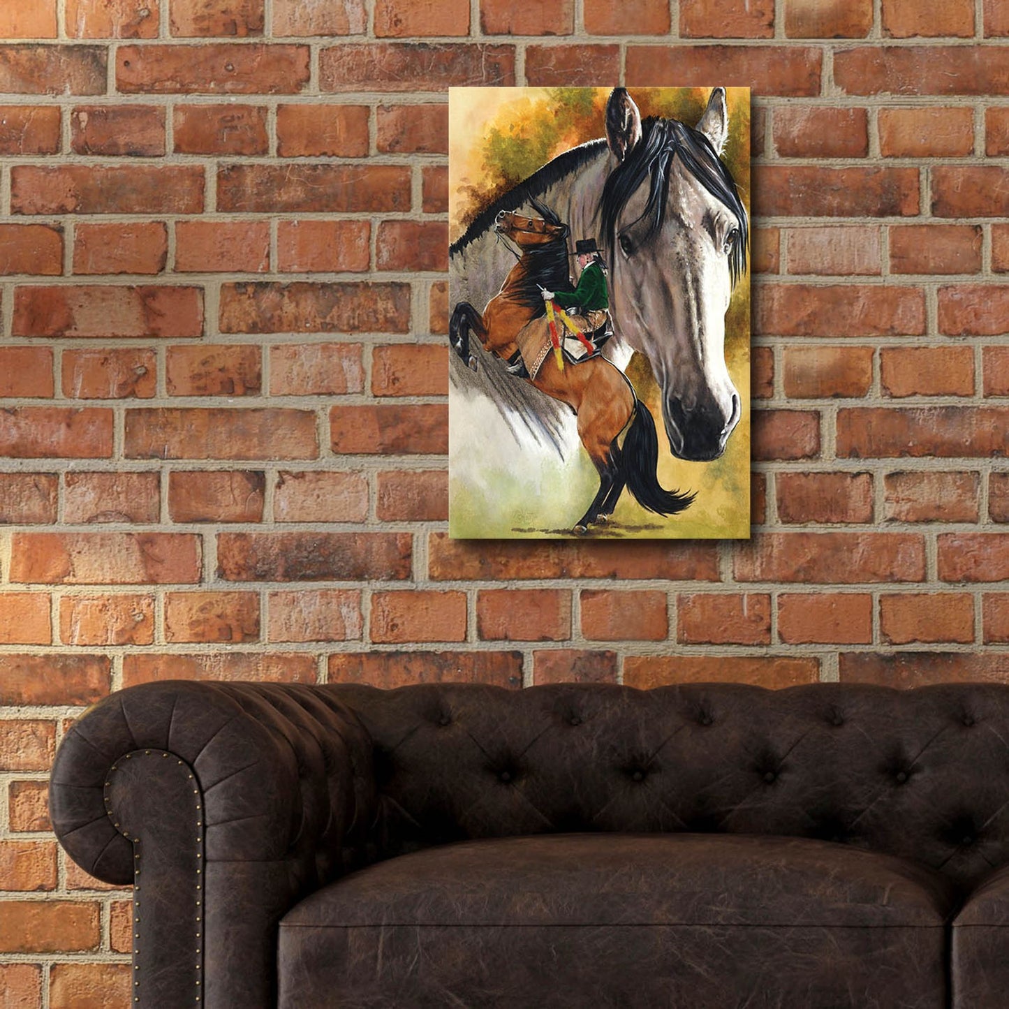 Epic Art 'Lusitano' by Barbara Keith, Acrylic Glass Wall Art,16x24