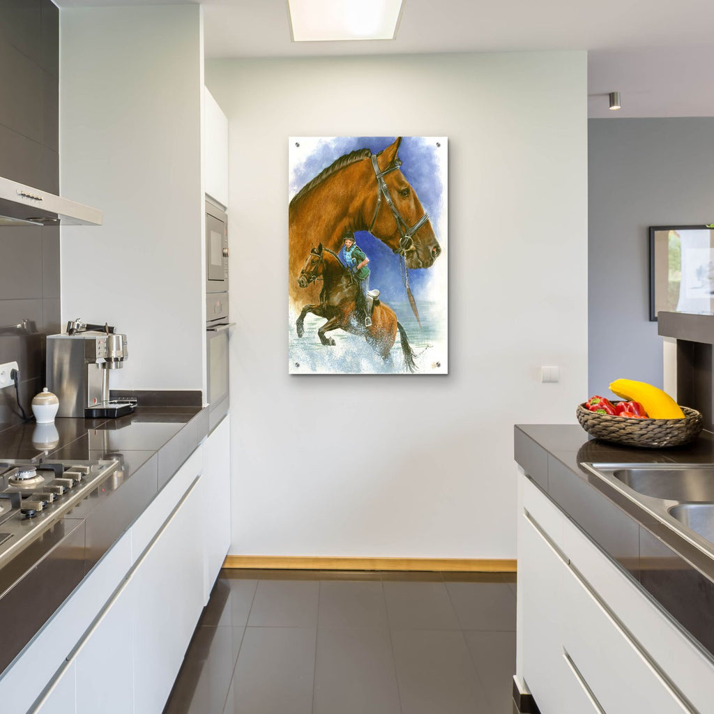 Cleveland Bay by Barbara Keith - 24x36 acrylic wall art in a room