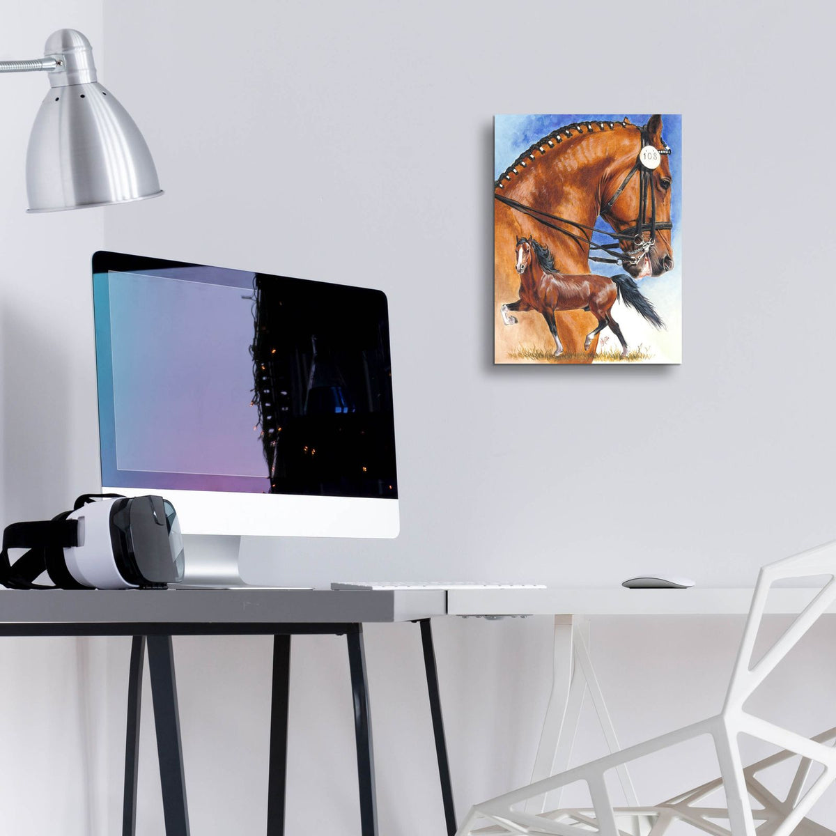 Hackney by Barbara Keith - 12x16 acrylic wall art in a room