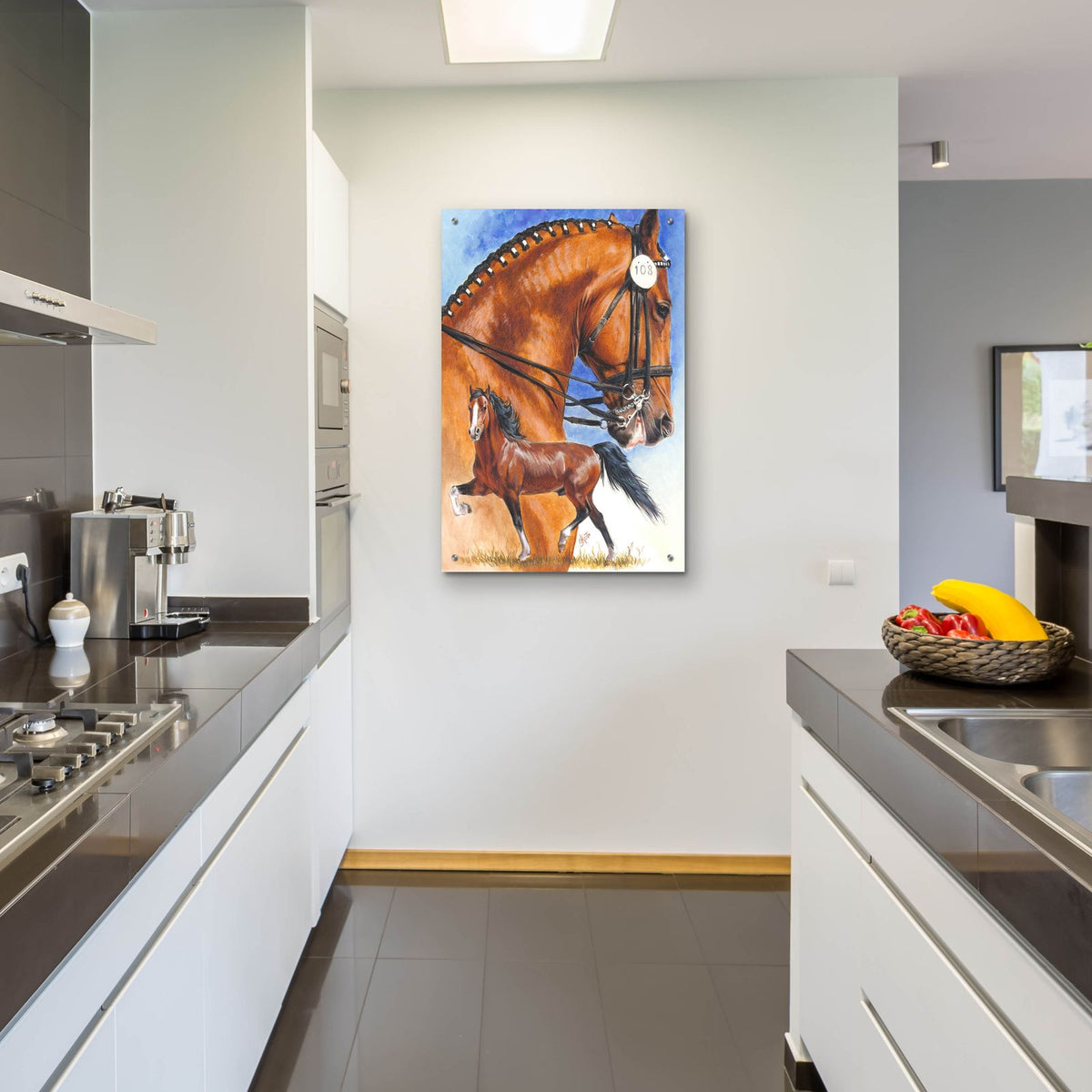 Hackney by Barbara Keith - 24x36 acrylic wall art in a room