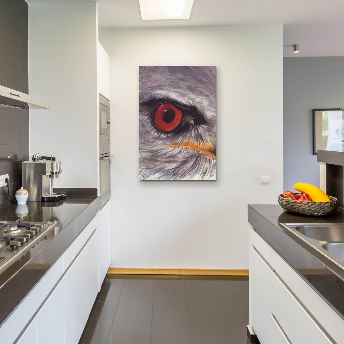 Eye Catching Kite by Barbara Keith - 24x36 acrylic wall art in a room