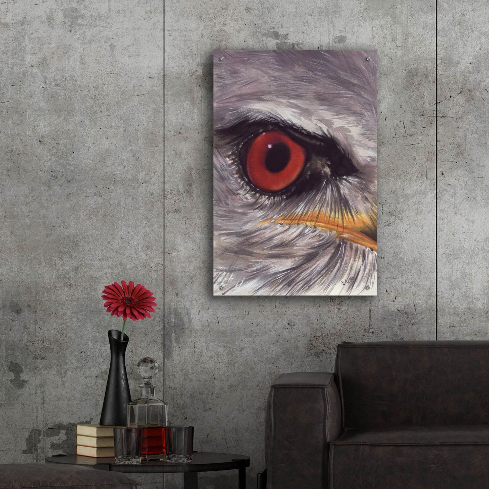 Epic Art 'Eye Catching Kite' by Barbara Keith, Acrylic Glass Wall Art,24x36