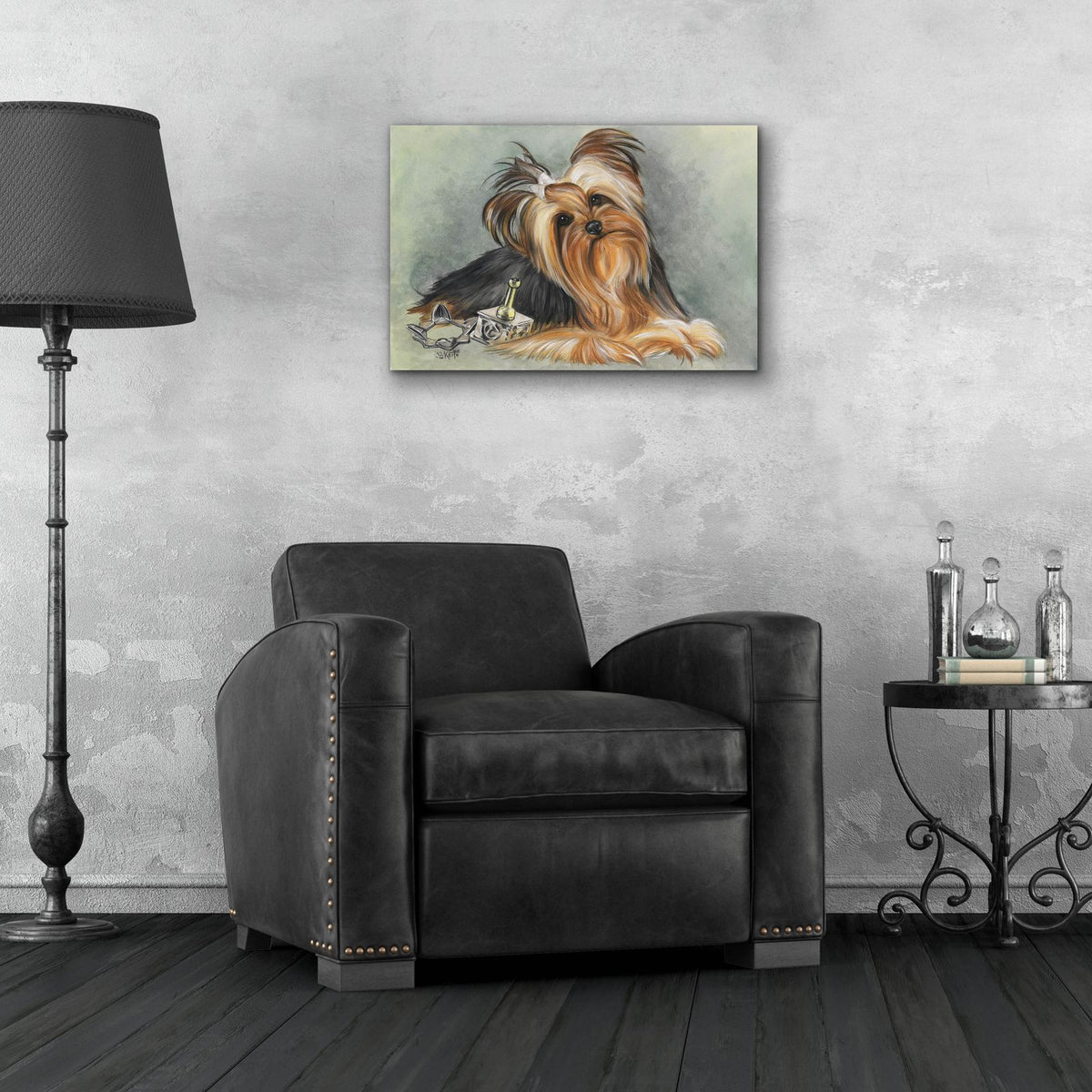 Hanukkah Honey by Barbara Keith - 24x16 acrylic wall art in a room
