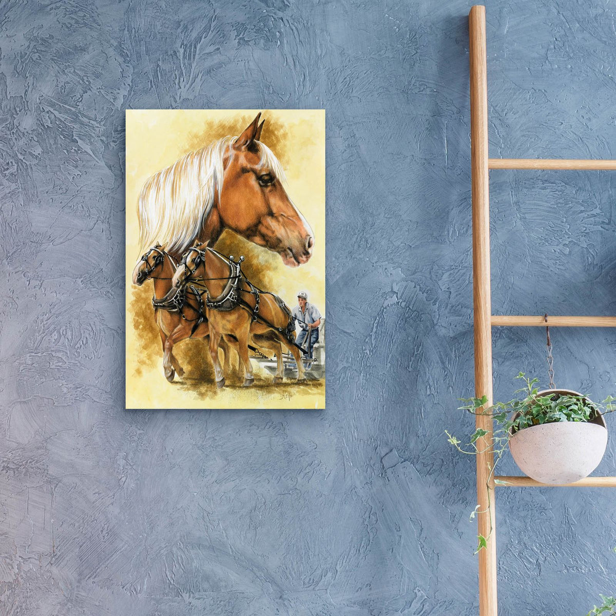 Belgian by Barbara Keith - 16x24 acrylic wall art in a room