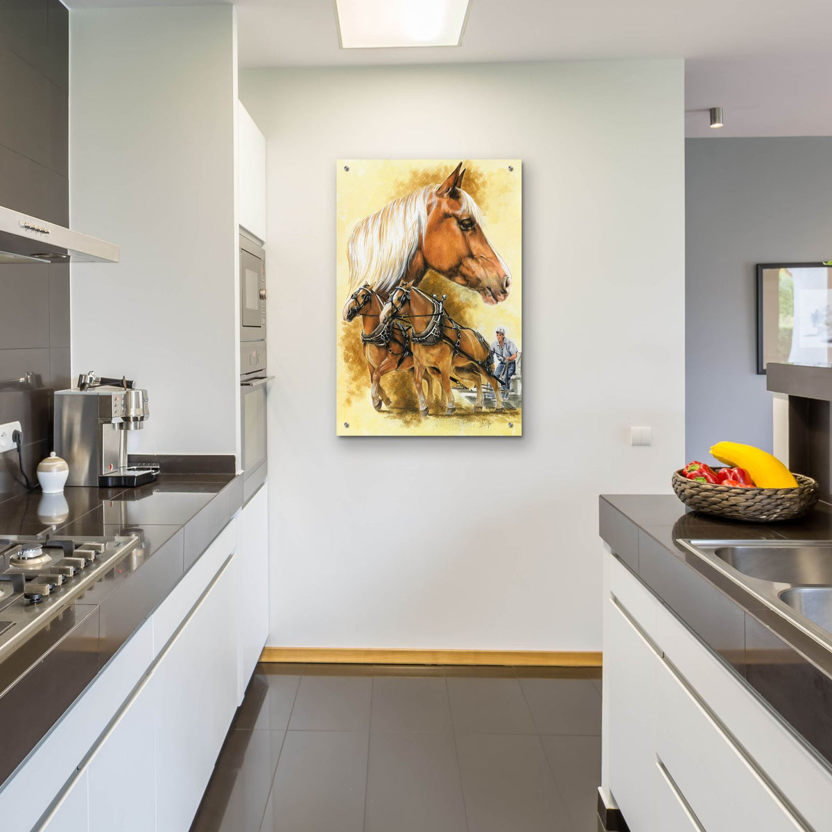 Belgian by Barbara Keith - 24x36 acrylic wall art in a room