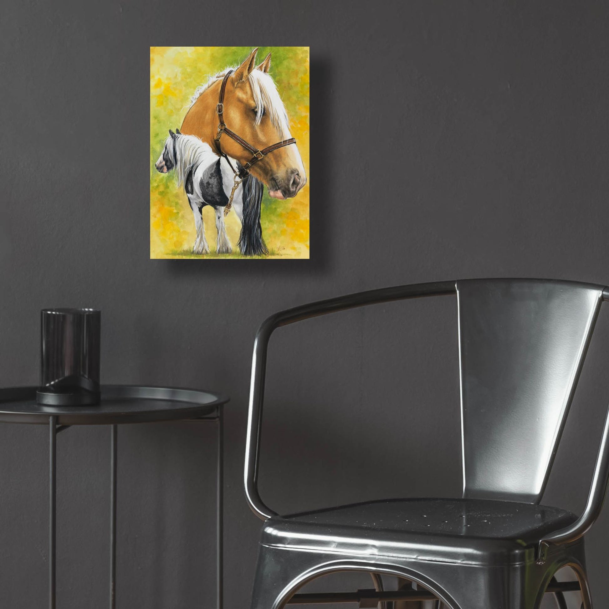 Epic Art 'Irish Cob' by Barbara Keith, Acrylic Glass Wall Art,12x16