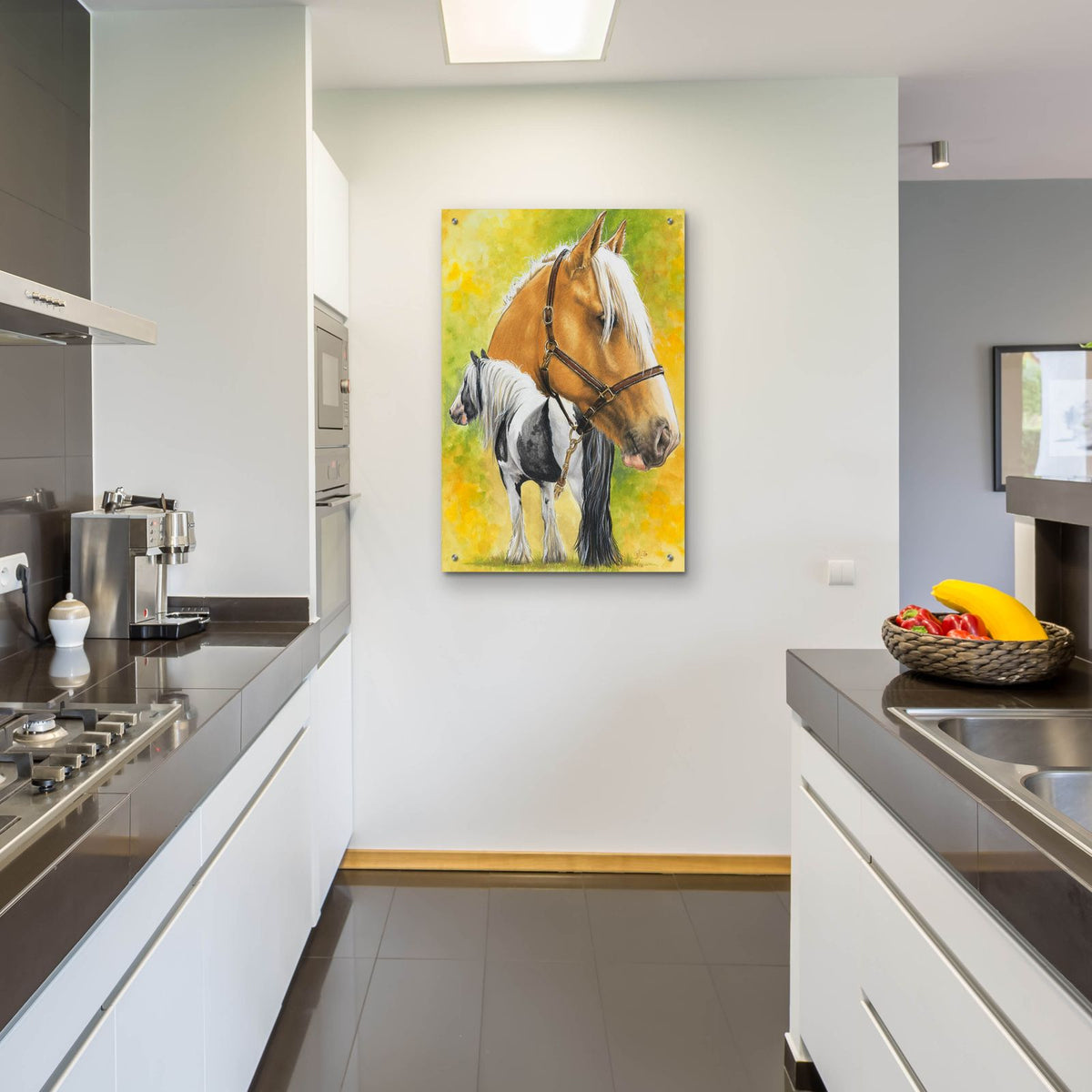 Irish Cob by Barbara Keith - 24x36 acrylic wall art in a room