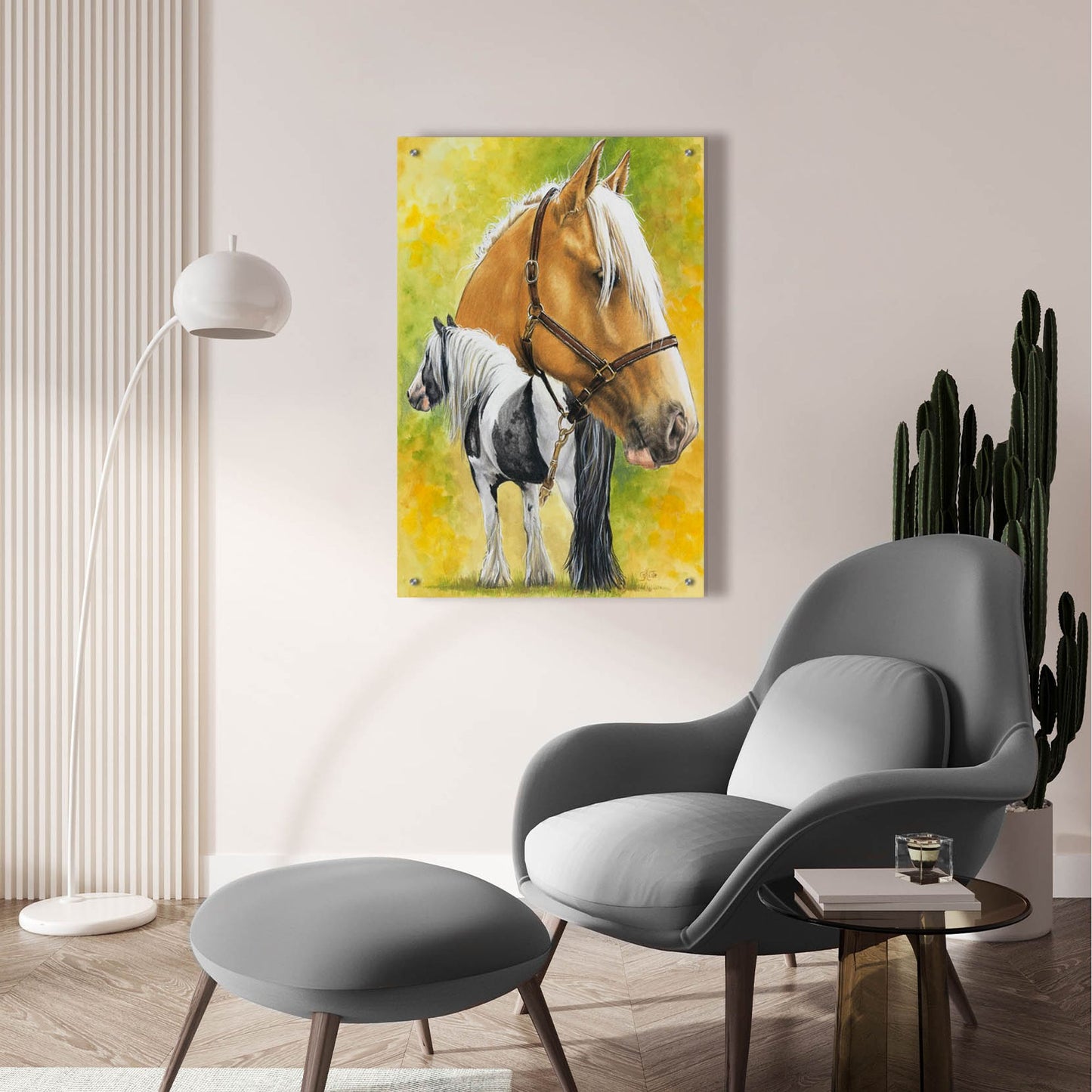 Epic Art 'Irish Cob' by Barbara Keith, Acrylic Glass Wall Art,24x36