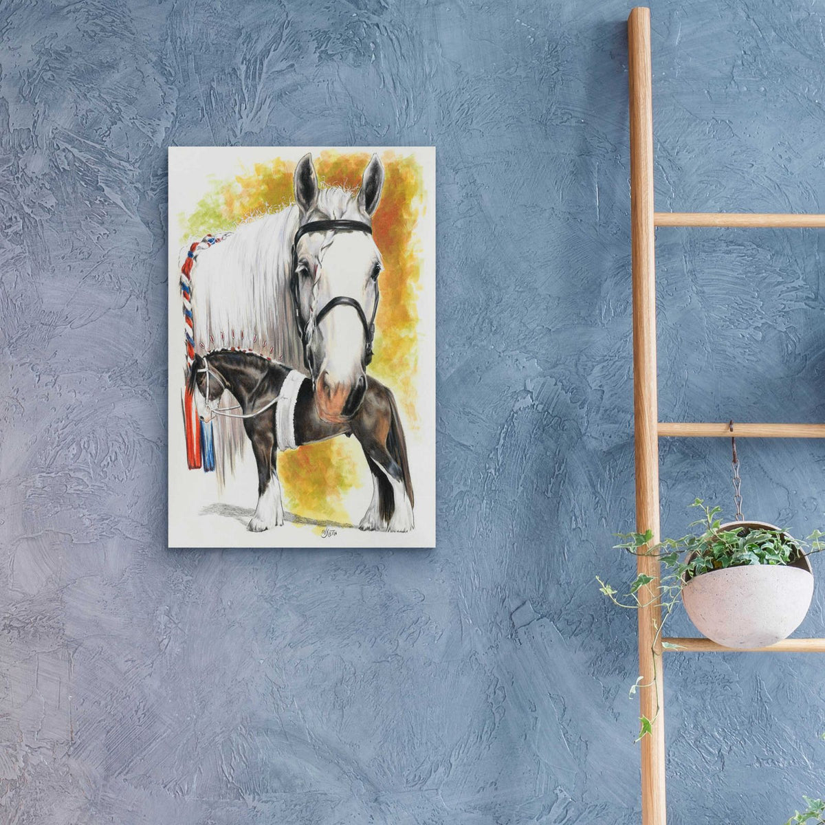Shire by Barbara Keith - 16x24 acrylic wall art in a room