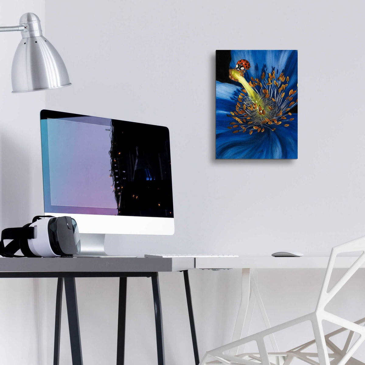 Lazuline by Barbara Keith - 12x16 acrylic wall art in a room