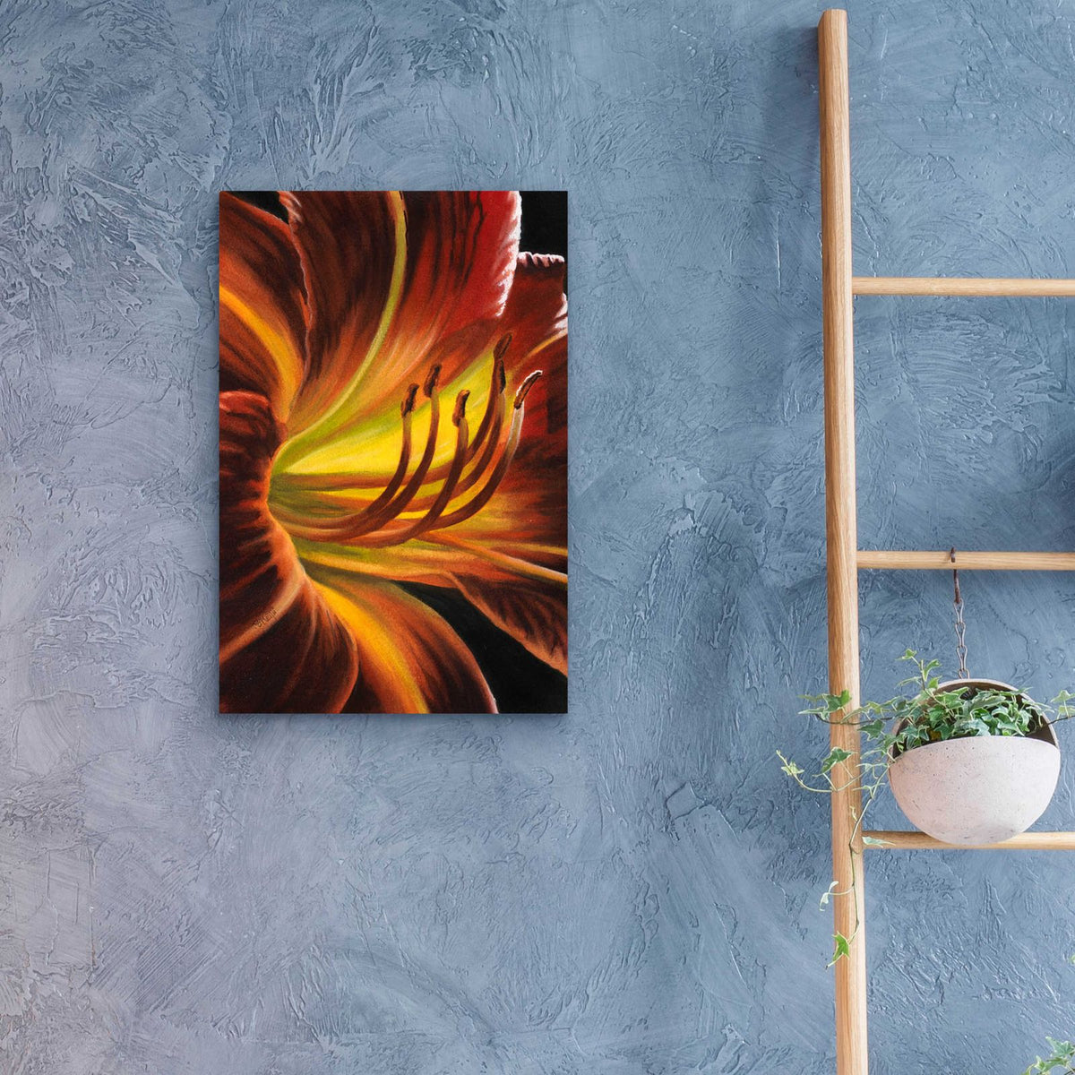Tones by Barbara Keith - 16x24 acrylic wall art in a room
