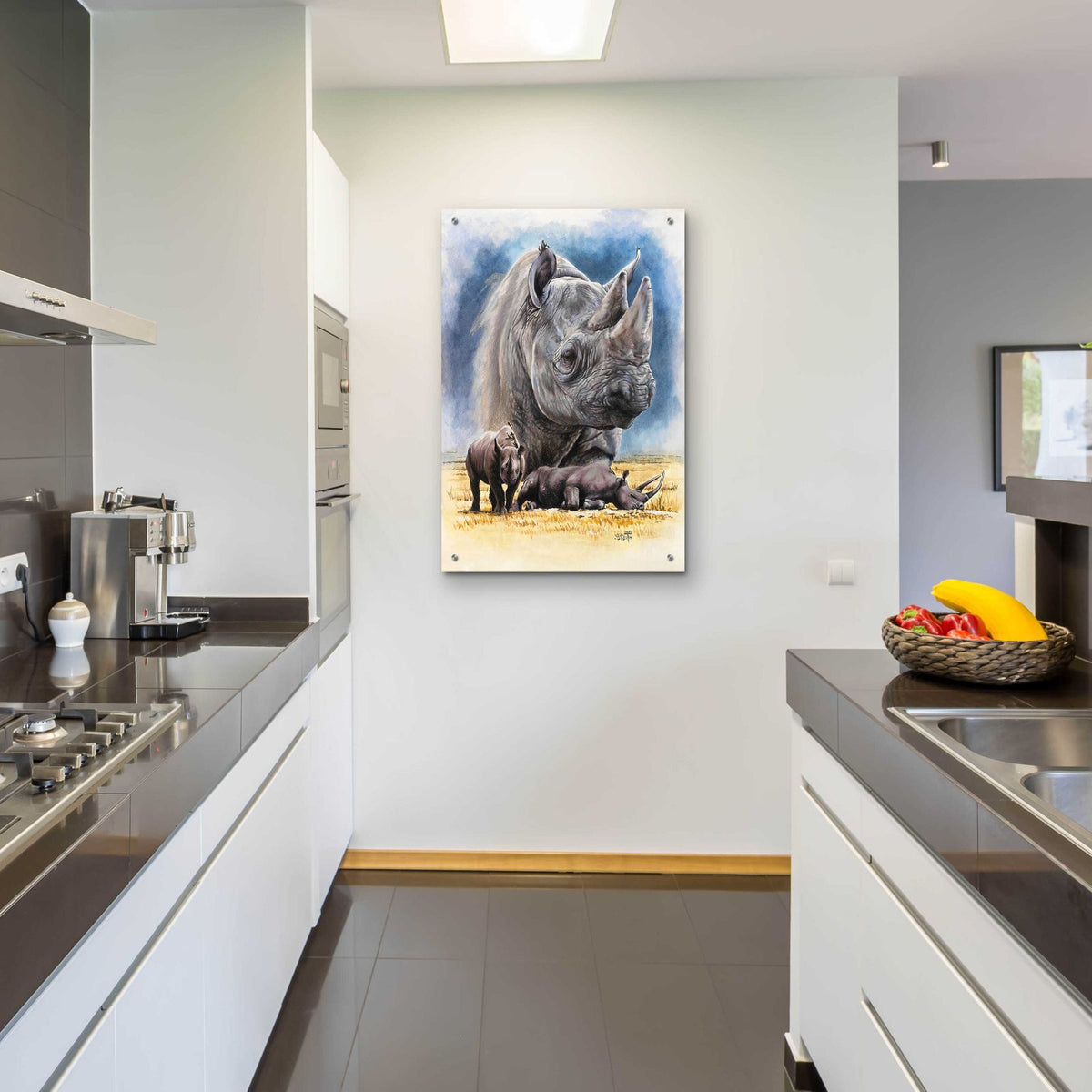 Precarious by Barbara Keith - 24x36 acrylic wall art in a room