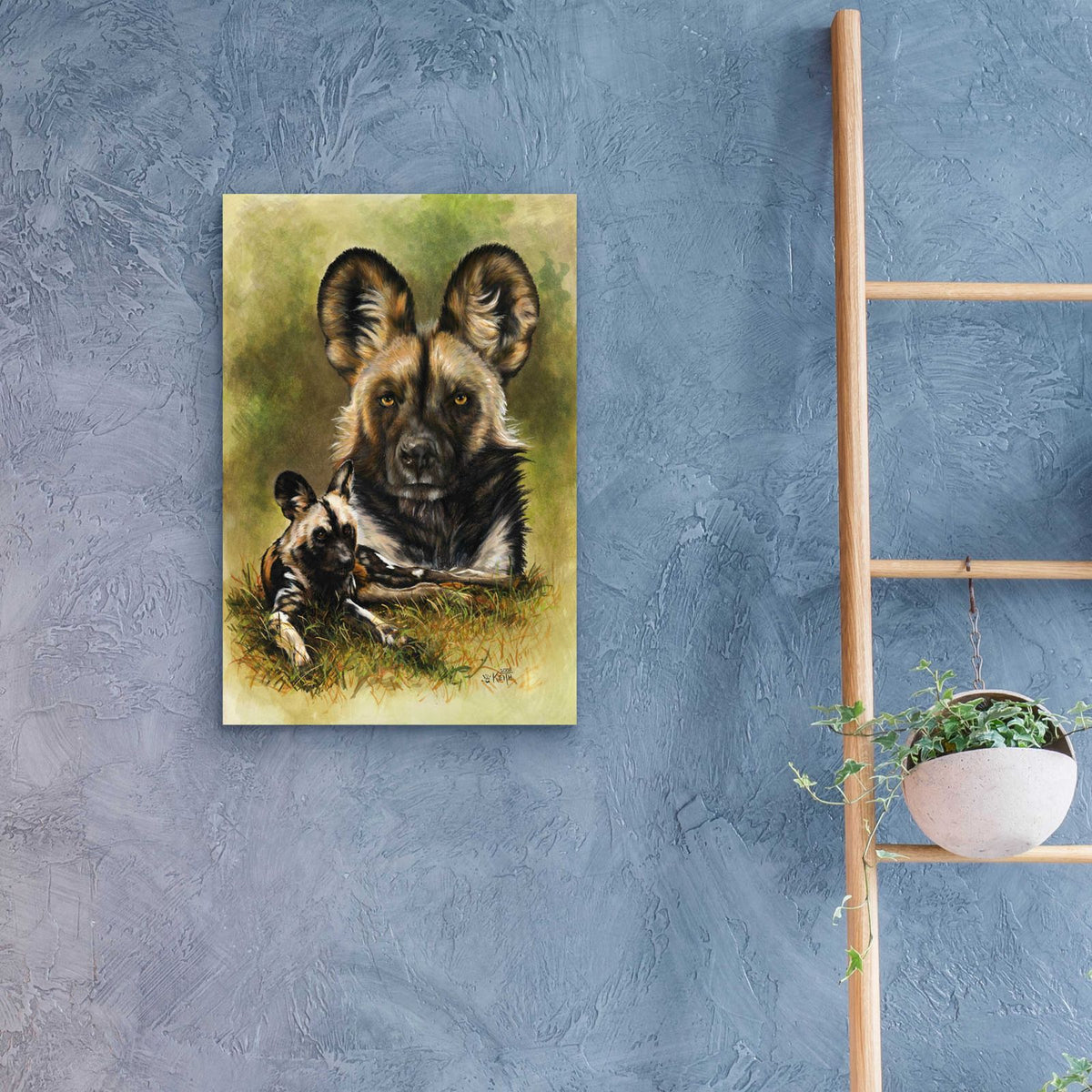 Scoundrel by Barbara Keith - 16x24 acrylic wall art in a room