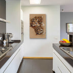 Fire Cat by Barbara Keith - 24x36 acrylic wall art in a room