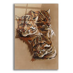 Fire Cat by Barbara Keith acrylic glass wall art