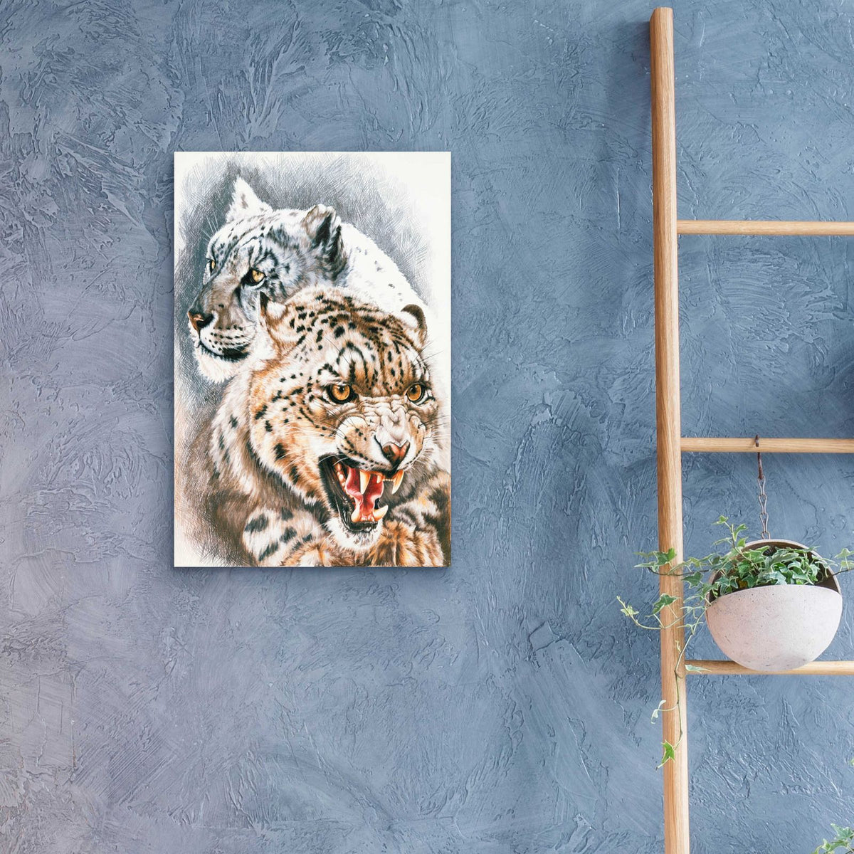 Savage Perfection by Barbara Keith - 16x24 acrylic wall art in a room