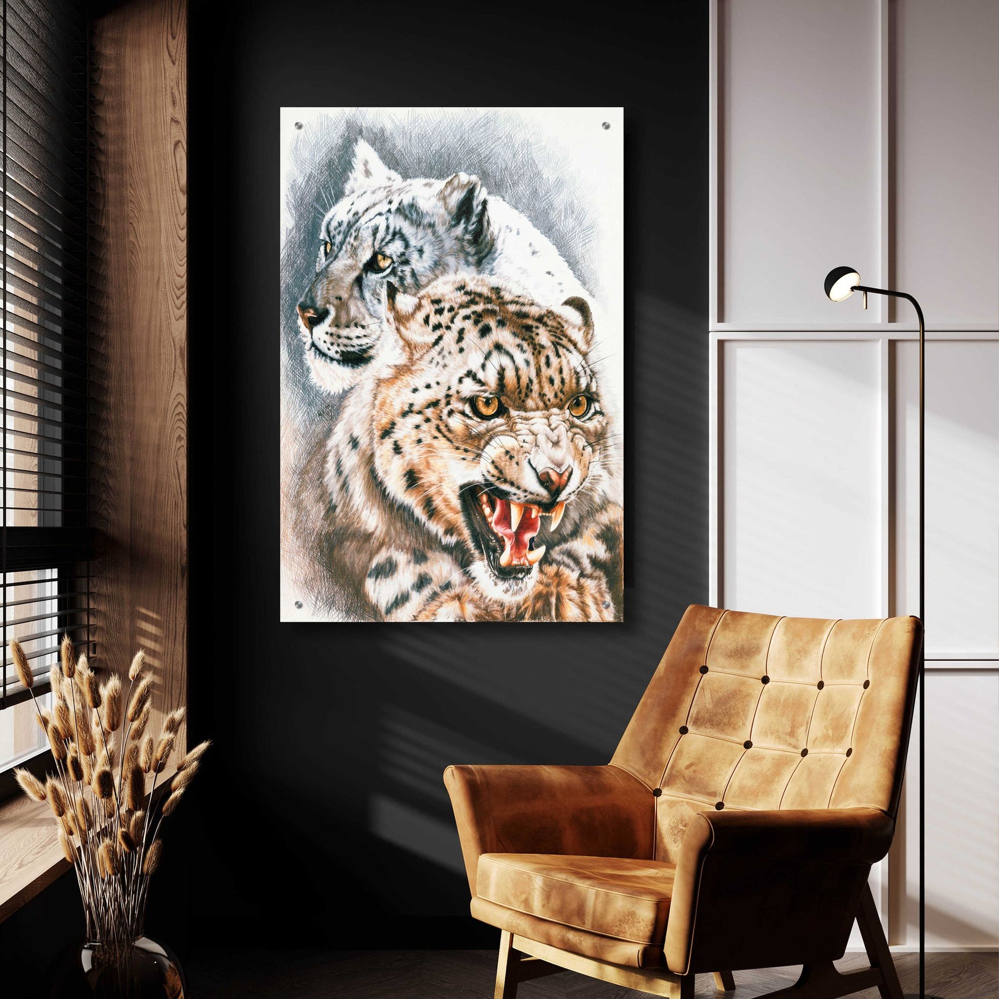 Epic Art 'Savage Perfection' by Barbara Keith, Acrylic Glass Wall Art,24x36