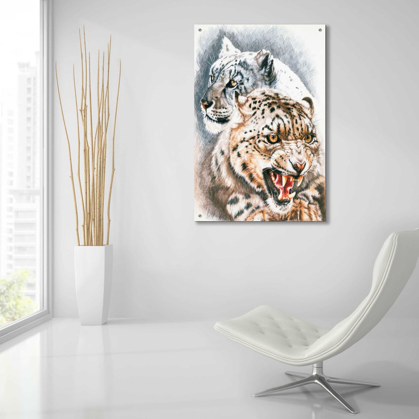 Epic Art 'Savage Perfection' by Barbara Keith, Acrylic Glass Wall Art,24x36