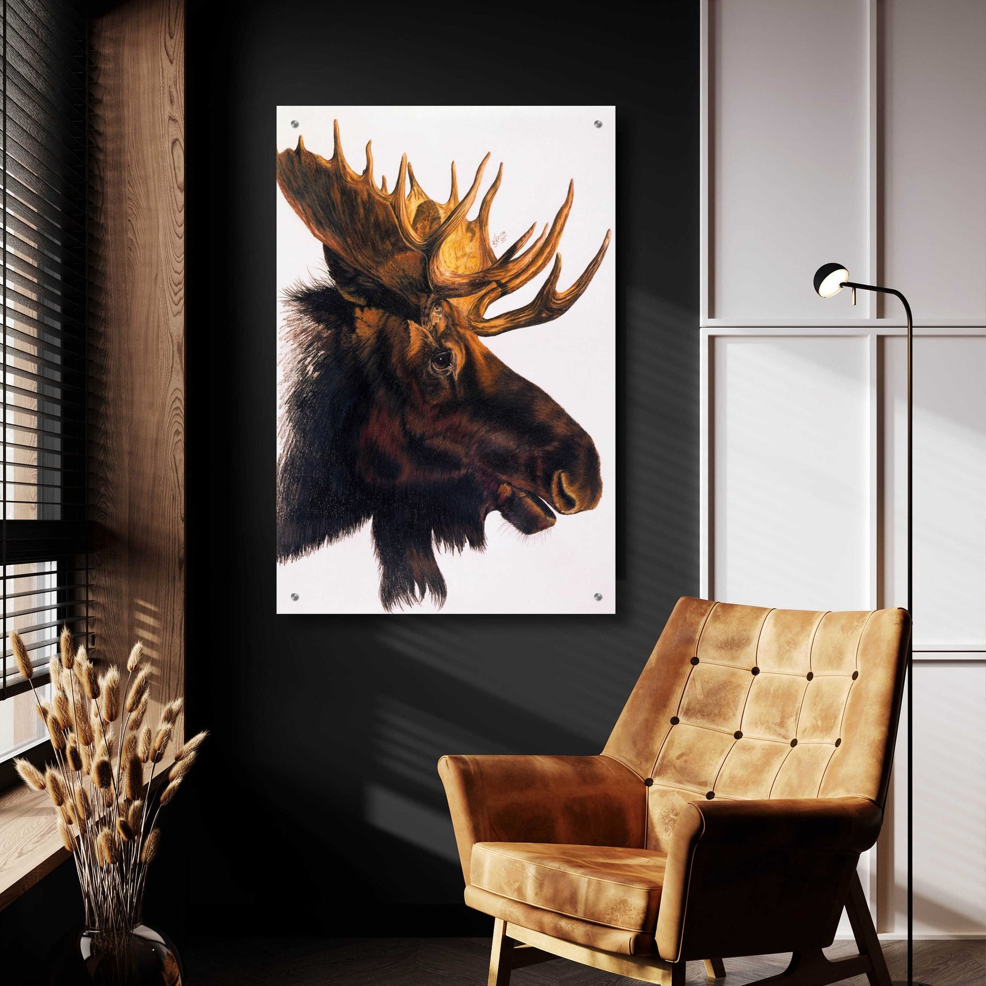 Epic Art 'Bullwinkle' by Barbara Keith, Acrylic Glass Wall Art,24x36