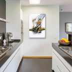 Elegant Raptor by Barbara Keith - 24x36 acrylic wall art in a room