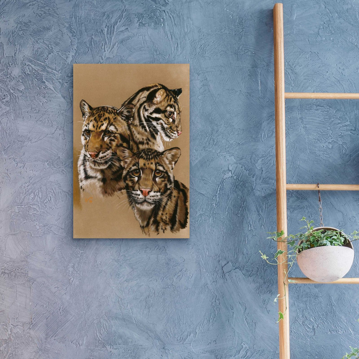 Triumvarate by Barbara Keith - 16x24 acrylic wall art in a room