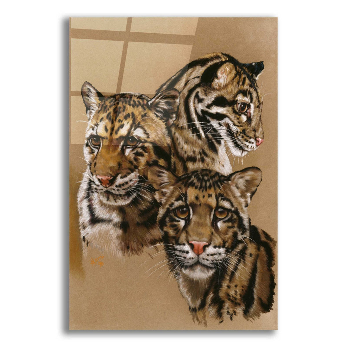 Triumvarate by Barbara Keith acrylic glass wall art