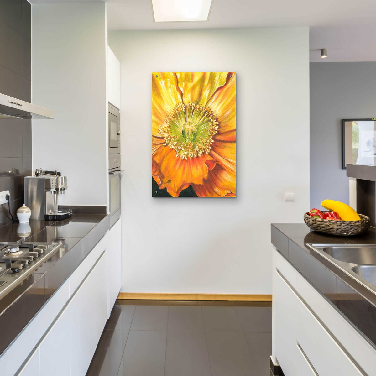 Sunburst by Barbara Keith - 24x36 acrylic wall art in a room
