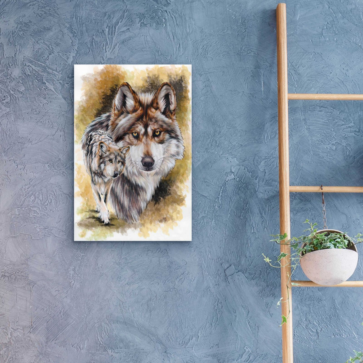 Callidity by Barbara Keith - 16x24 acrylic wall art in a room