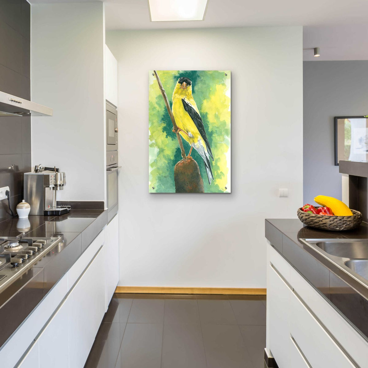 Aureate by Barbara Keith - 24x36 acrylic wall art in a room