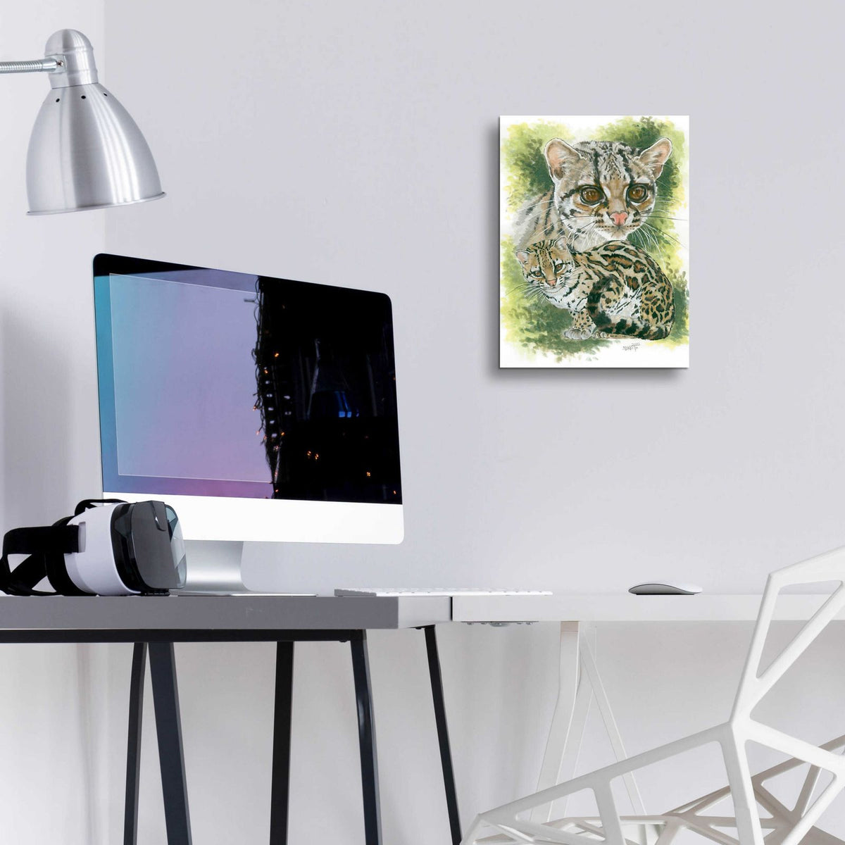Bantom by Barbara Keith - 12x16 acrylic wall art in a room