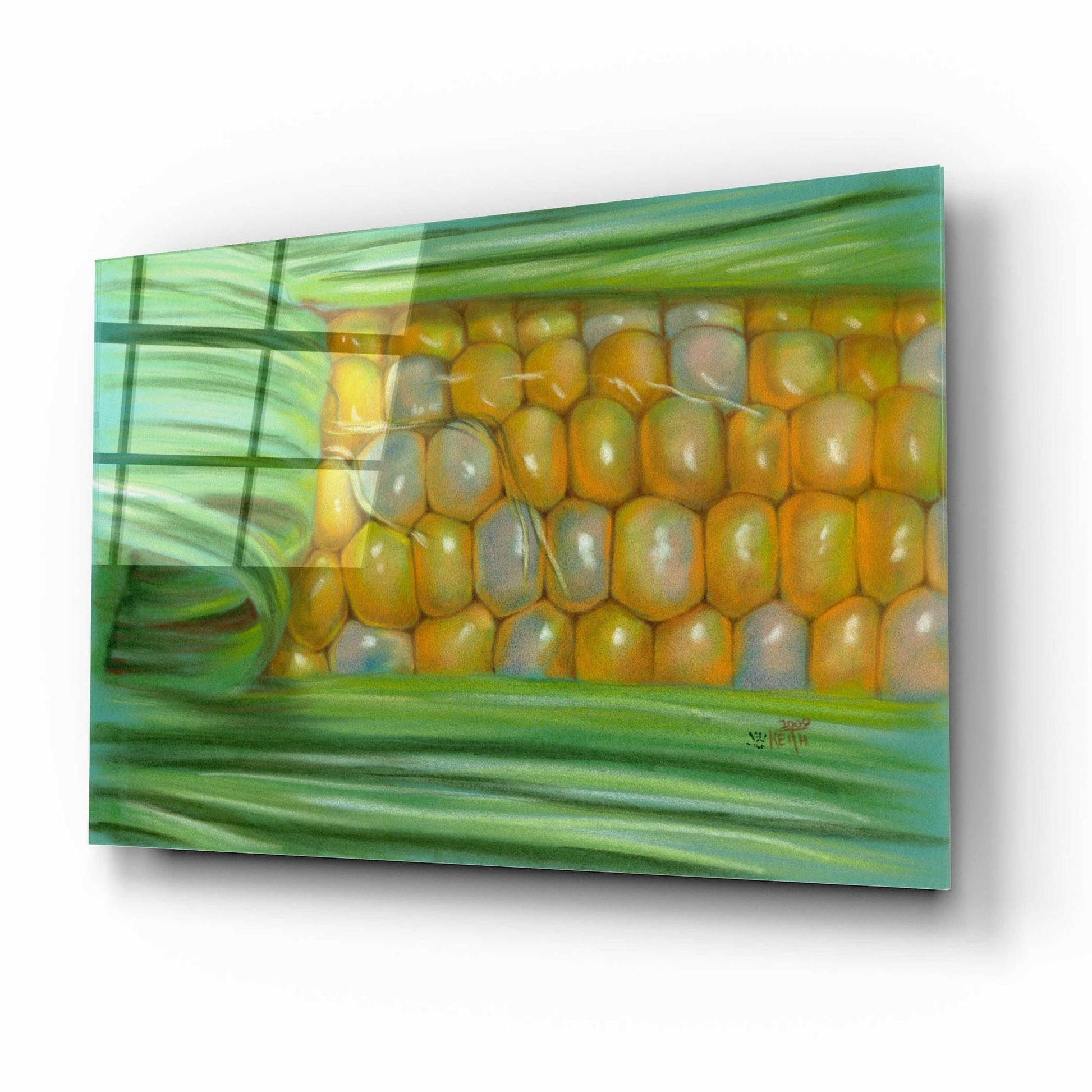 Epic Art 'Bread & Butter' by Barbara Keith, Acrylic Glass Wall Art,16x12