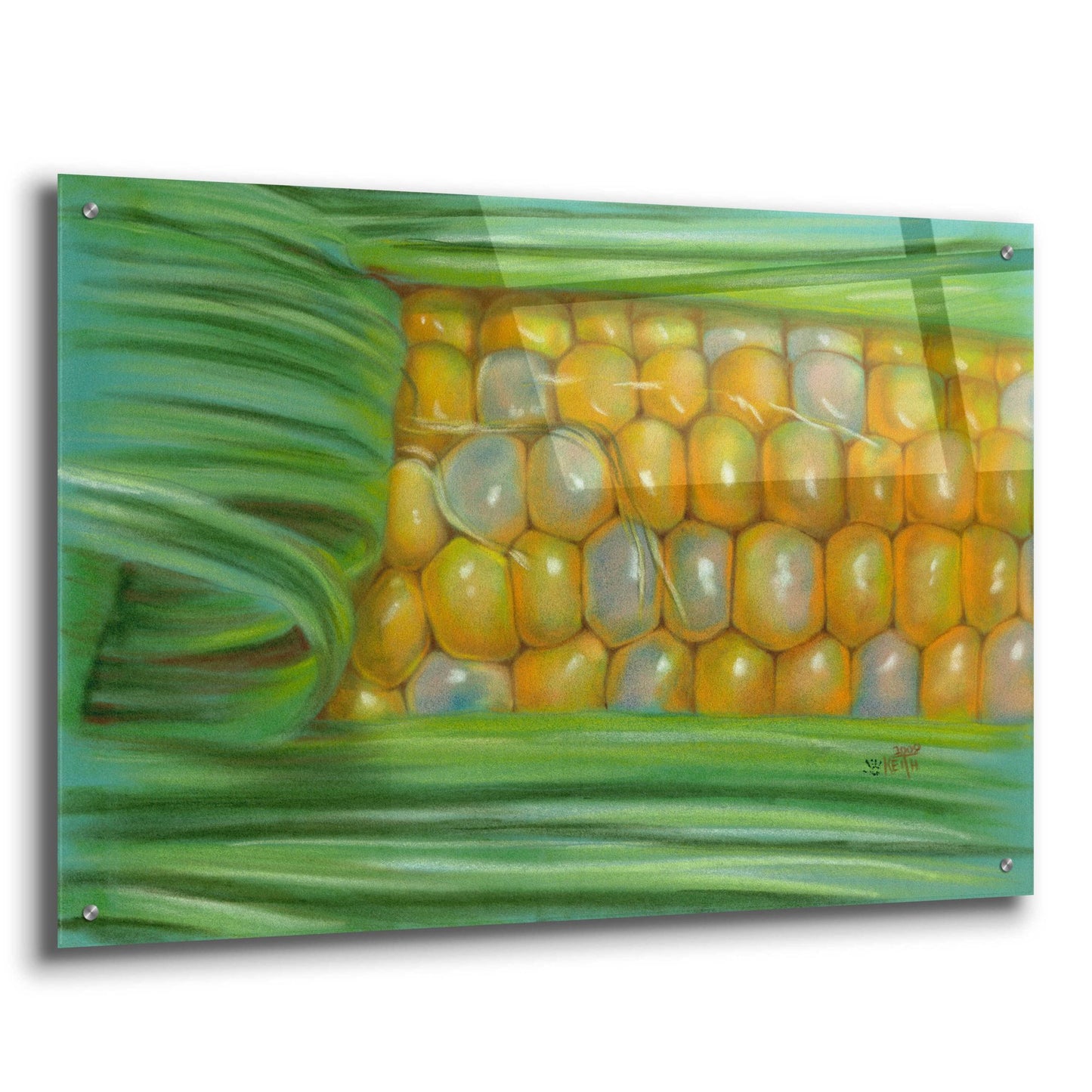 Epic Art 'Bread & Butter' by Barbara Keith, Acrylic Glass Wall Art,36x24