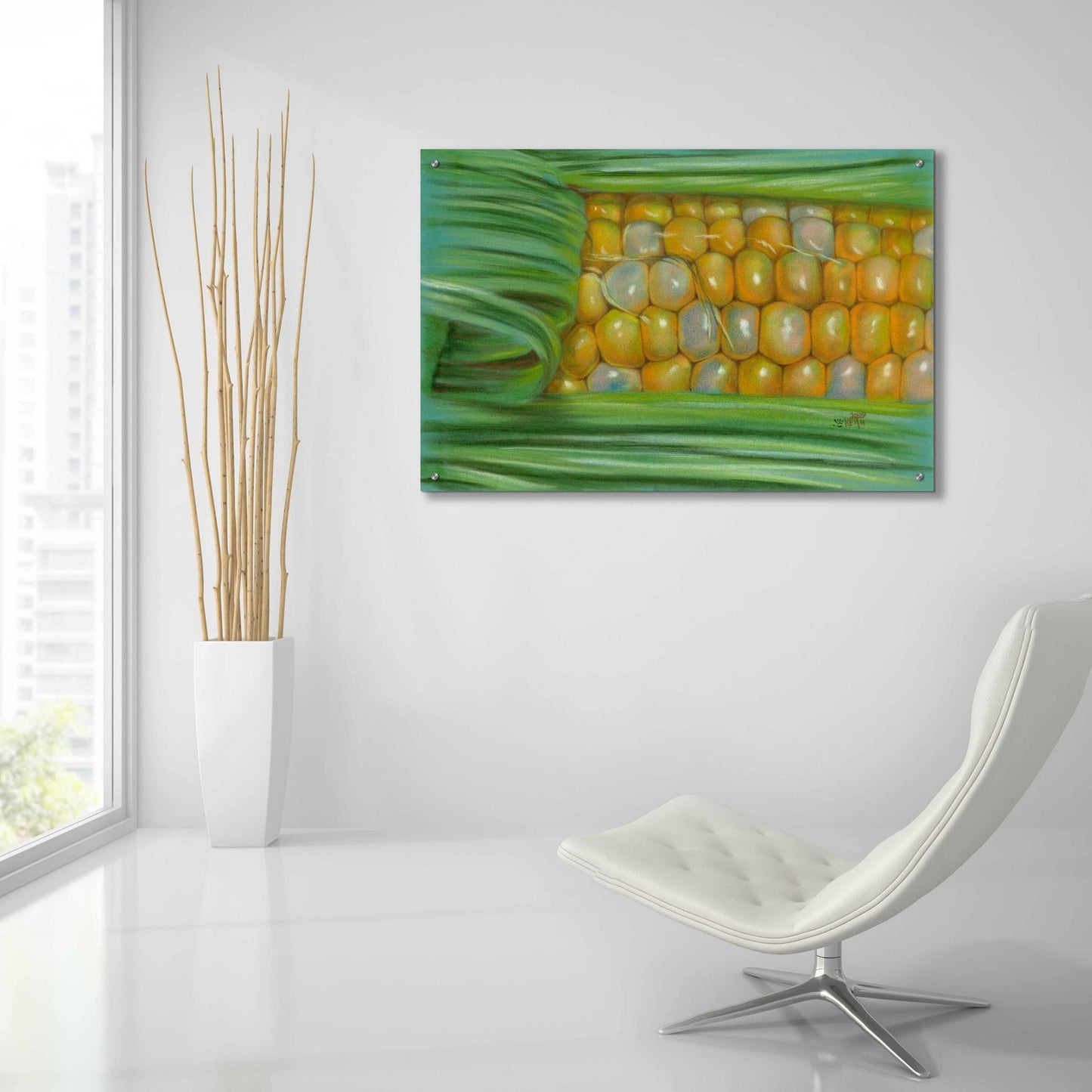 Epic Art 'Bread & Butter' by Barbara Keith, Acrylic Glass Wall Art,36x24