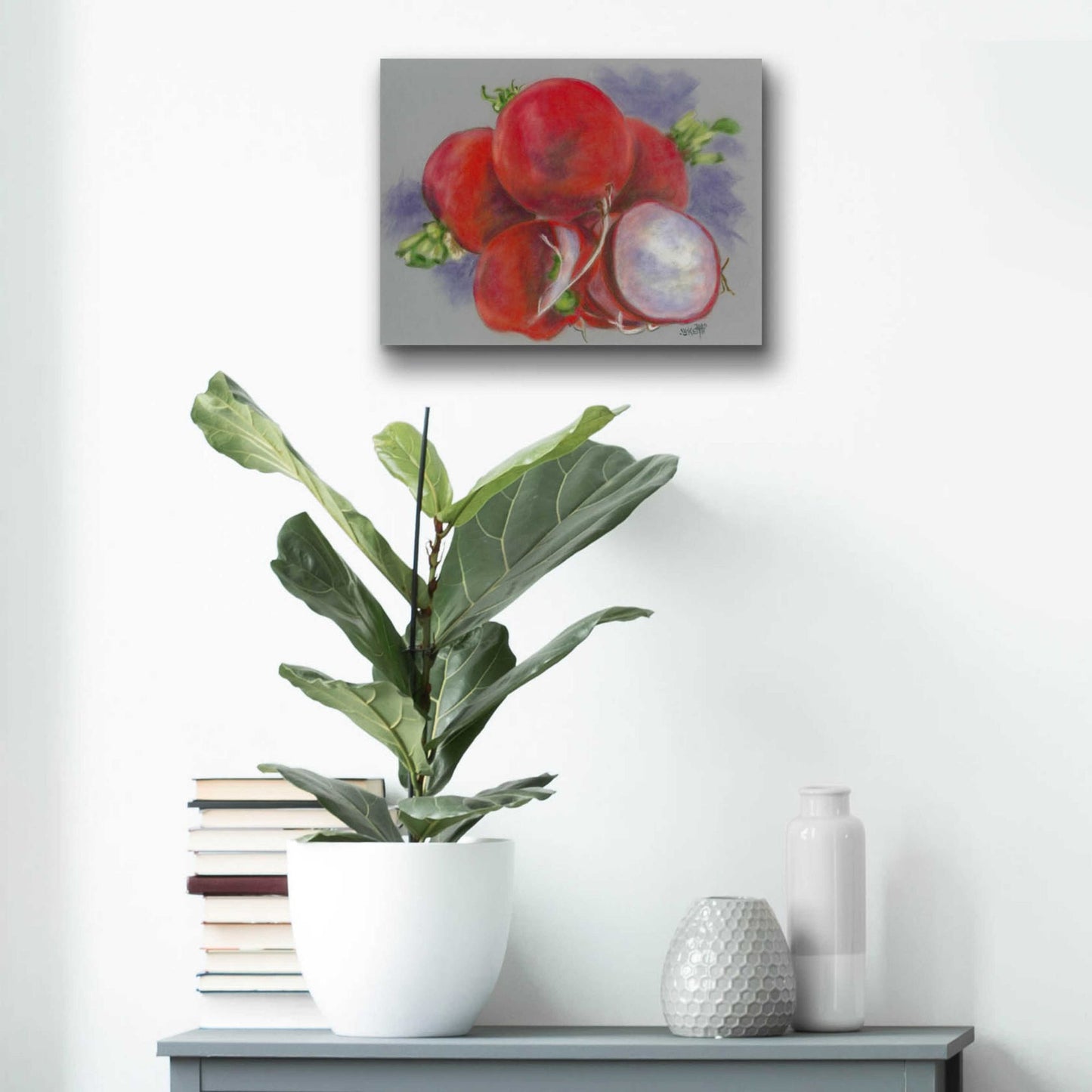 Epic Art 'Bunches' by Barbara Keith, Acrylic Glass Wall Art,16x12